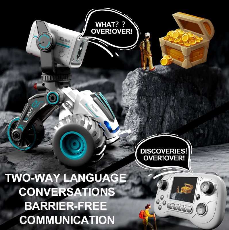 DWI rc drift car with screen can take pictures and videos rc car fpv remote conversation and shooting wireless camera RC car G251218