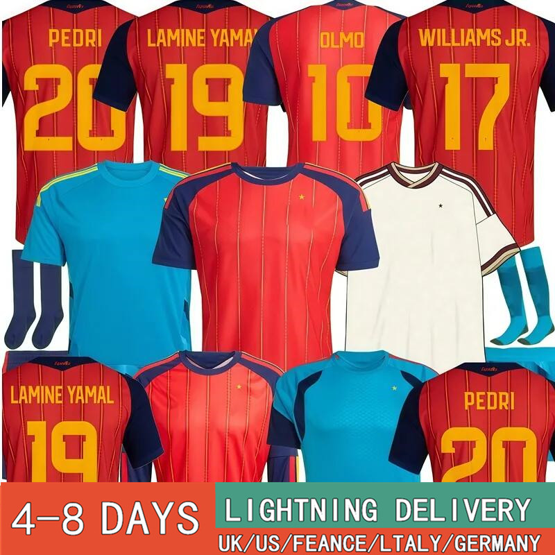 16-4XL 26 27 Camiseta Espana LAMINE YAMAL soccer jerseys 2026 2027 Home Away Espagne Player Fans Football Shirt Men kids kit SpAiNs Hommes RODRIGO