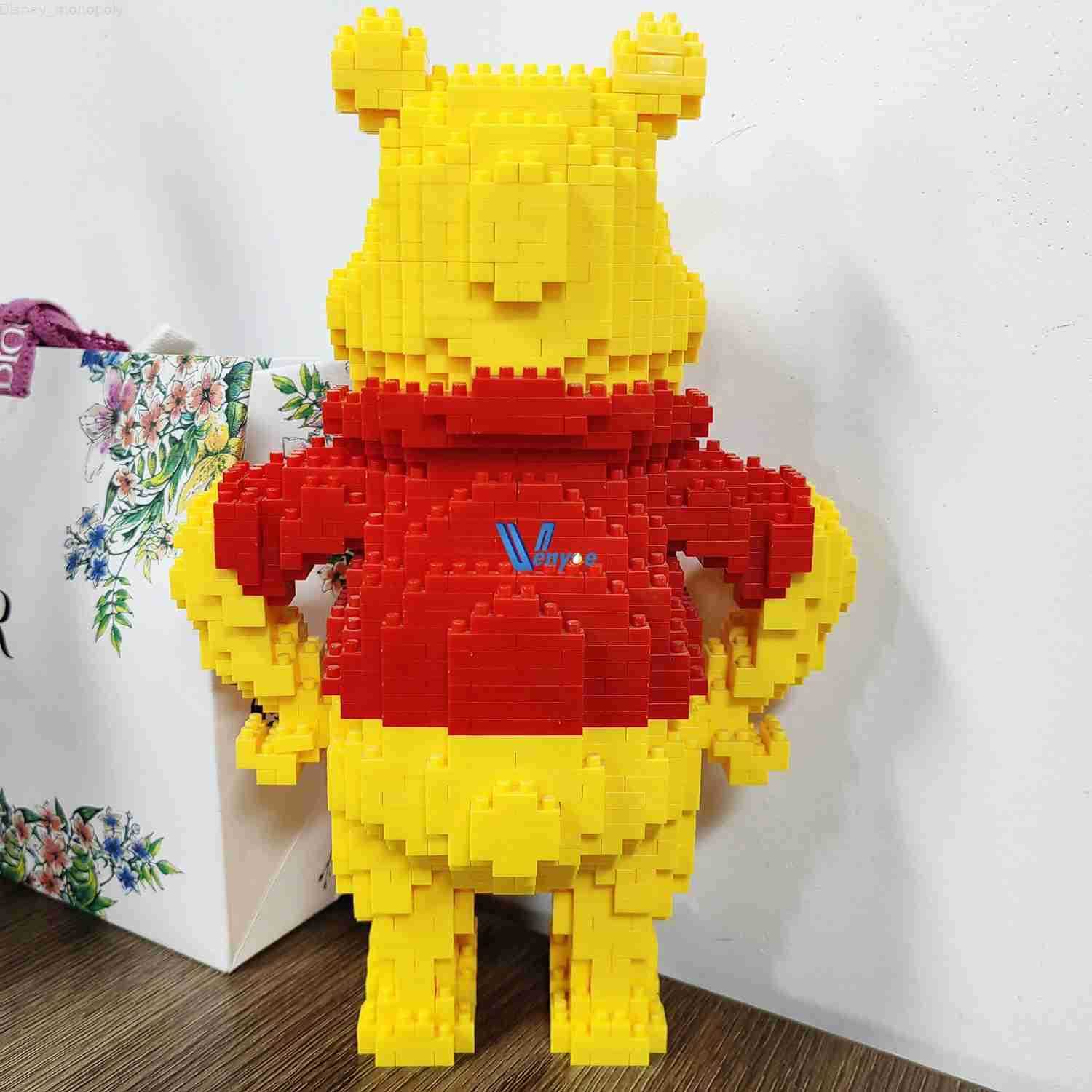 Disney Winnie the Pooh Micro Building Blocks Kawaii DIY Model Diamond Mini Bricks Figure Toys For Christmas Gift H251218