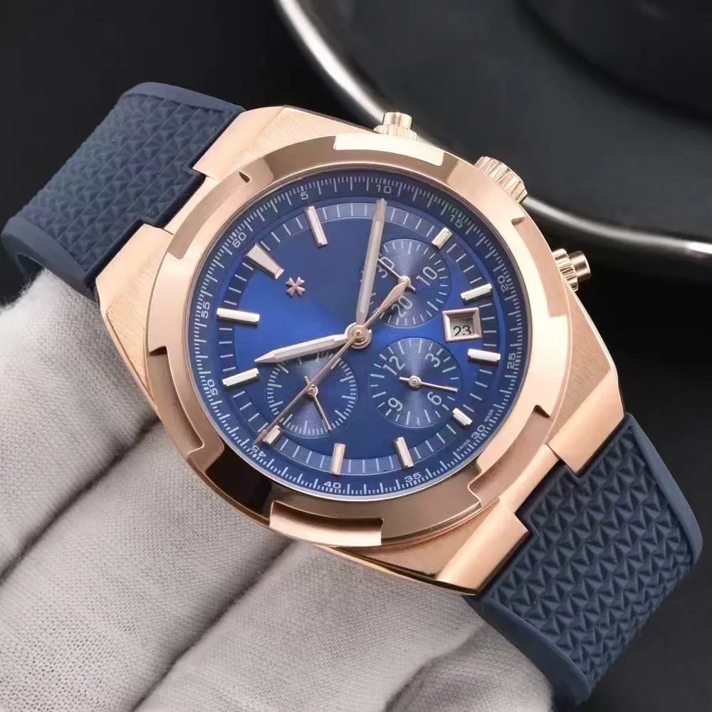 ST9 VACHER Constan OVERSEAS 5520V Automatic Mechanical Watches Sapphire Luminous Designer Movement AAA Luxury Mens Watch Wristwatch Montre Relojes j09