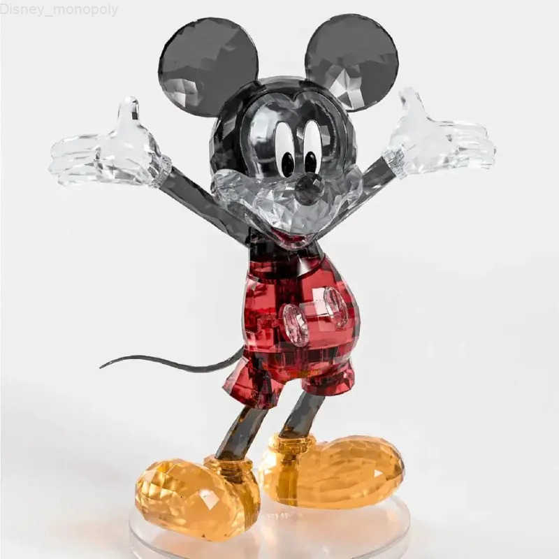 Disney Original New Mickey Childrens Toys Puzzle Crystal Building Blocks Cartoon DIY High Quality Donald Duck Desktop Ornament H251218
