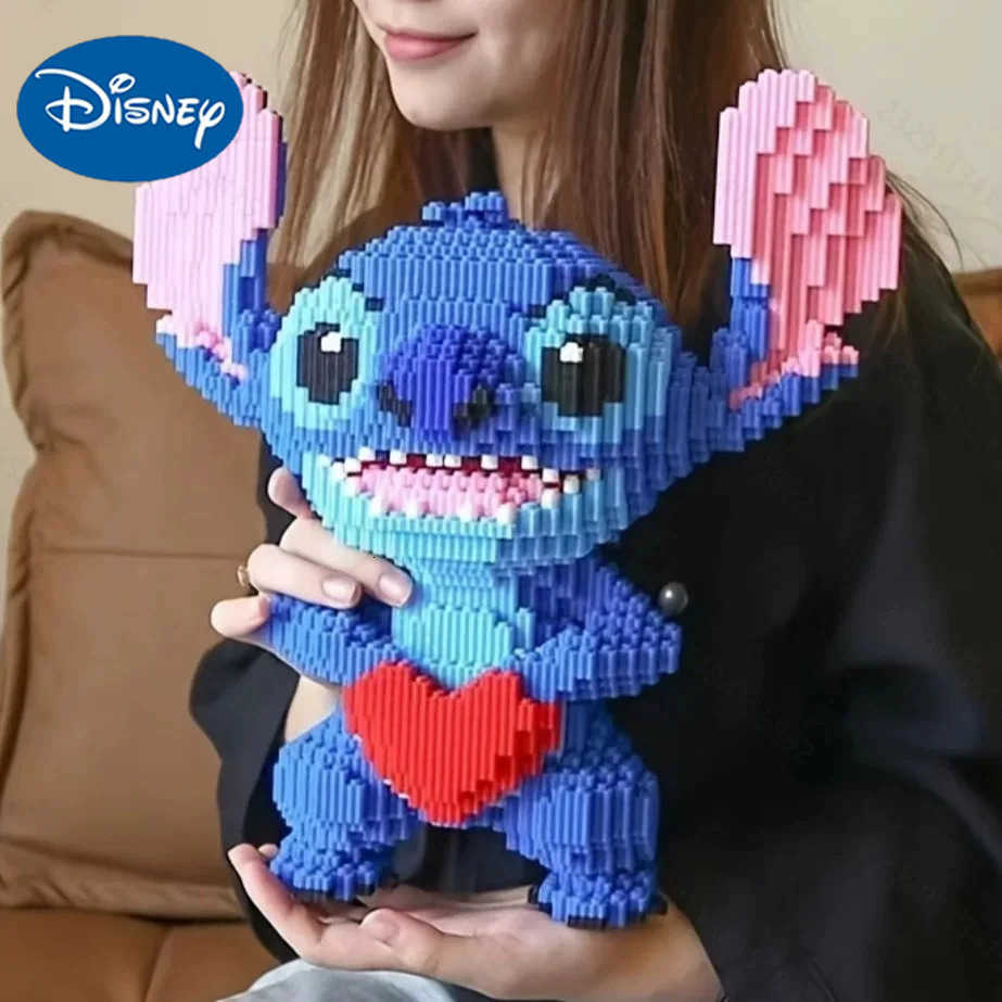 Disney 2025 New Hot-selling Trend Small Particle Building Blocks Creative Cartoon Cute Personality Stitch Building Blocks Gift H2512181