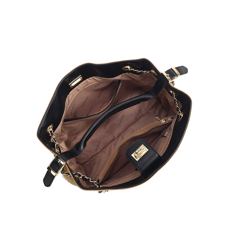 COCIO Luxury Factory Store Wallet Shoulder Bag Beach Bag Clutch Makeup Bag Saddle Bag Tote Bag Solid Color Tote Wallet Flip-Top Mini Makeup Bag Evenin