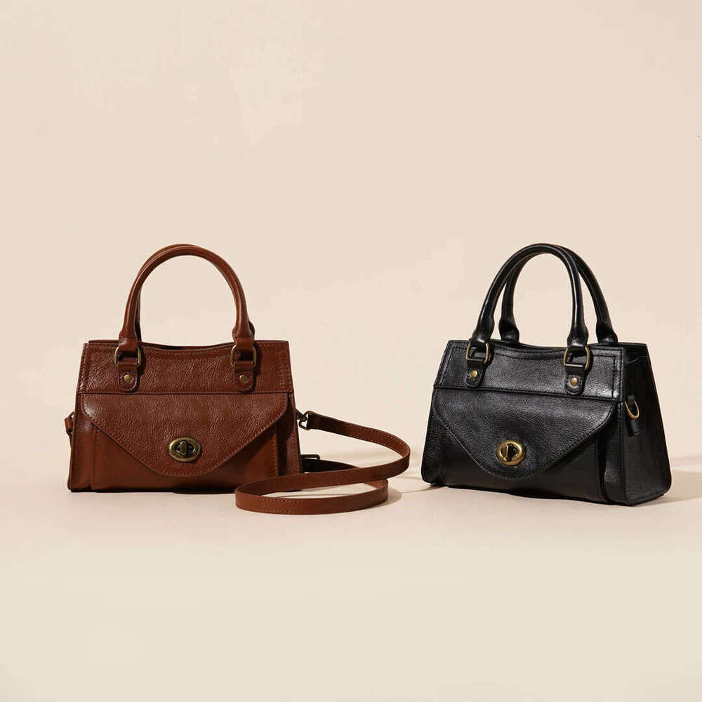 Luxury Bag Designer Bags Totes Hobo Winter New Top Layer Cowhide Single Shoulder Women S Bag Versatile Solid Color Genuine Leather French Handbag Casu