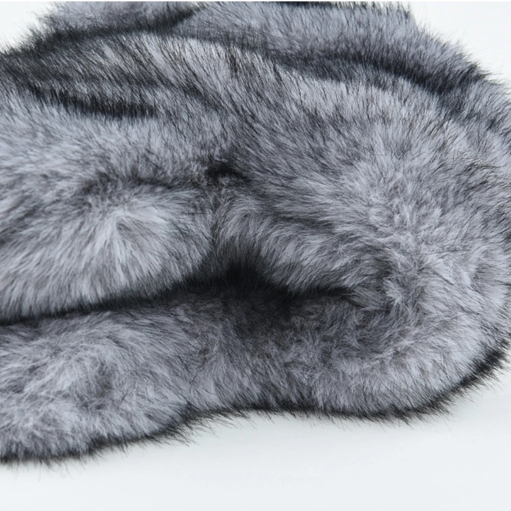 HT4993 Bomber Hat Thick Warm Winter Fluffy Fur Hats for Men Women Windproof Snow Ski Earflap Cap Male Female Russian Hat Ushanka 251218