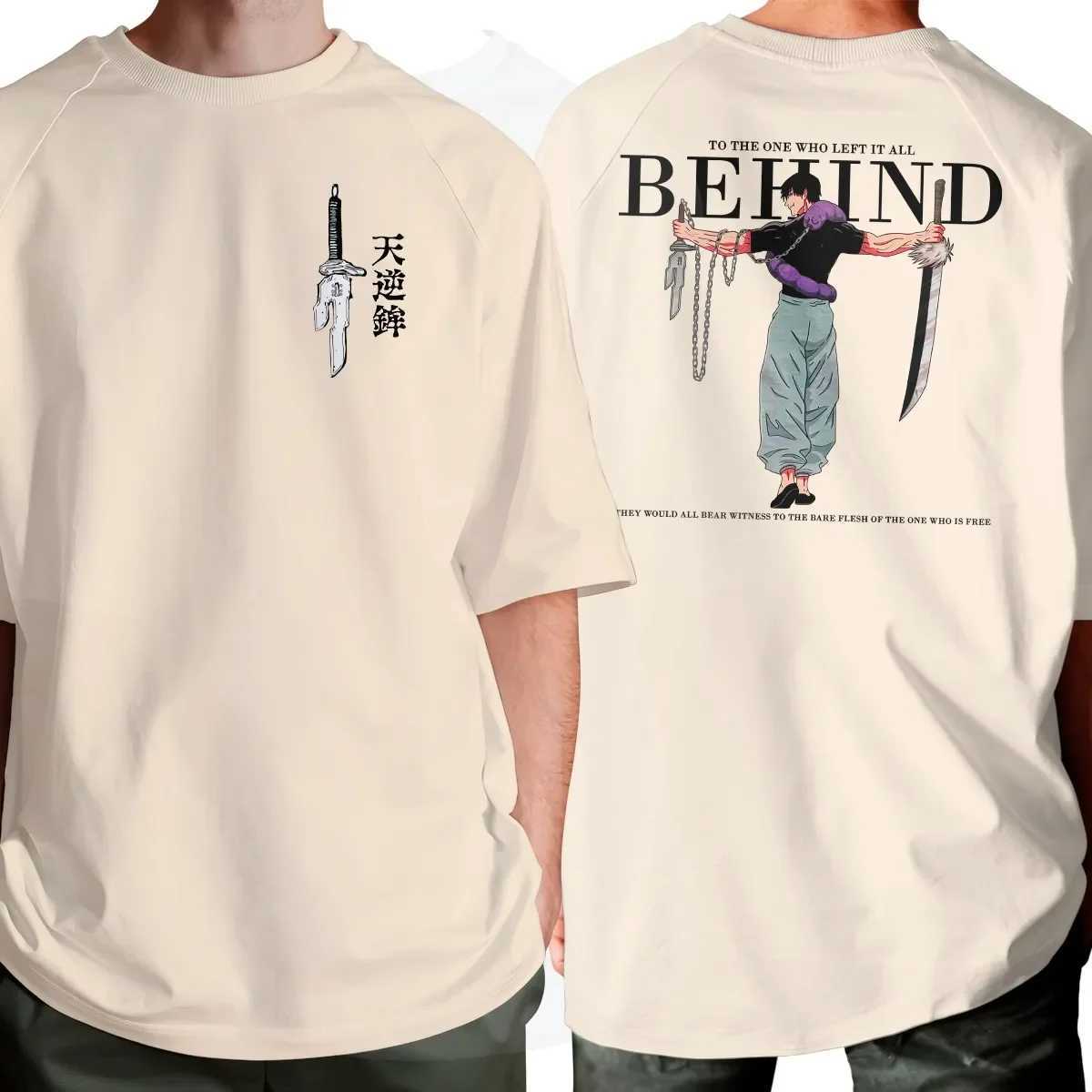 Anime Jujutsu Kaisen Fushiguro Toji To The One Who Lfft It All Behind Graphic T-shirt Harajuku Y2k Tops Men Women Tee Clothing X251218