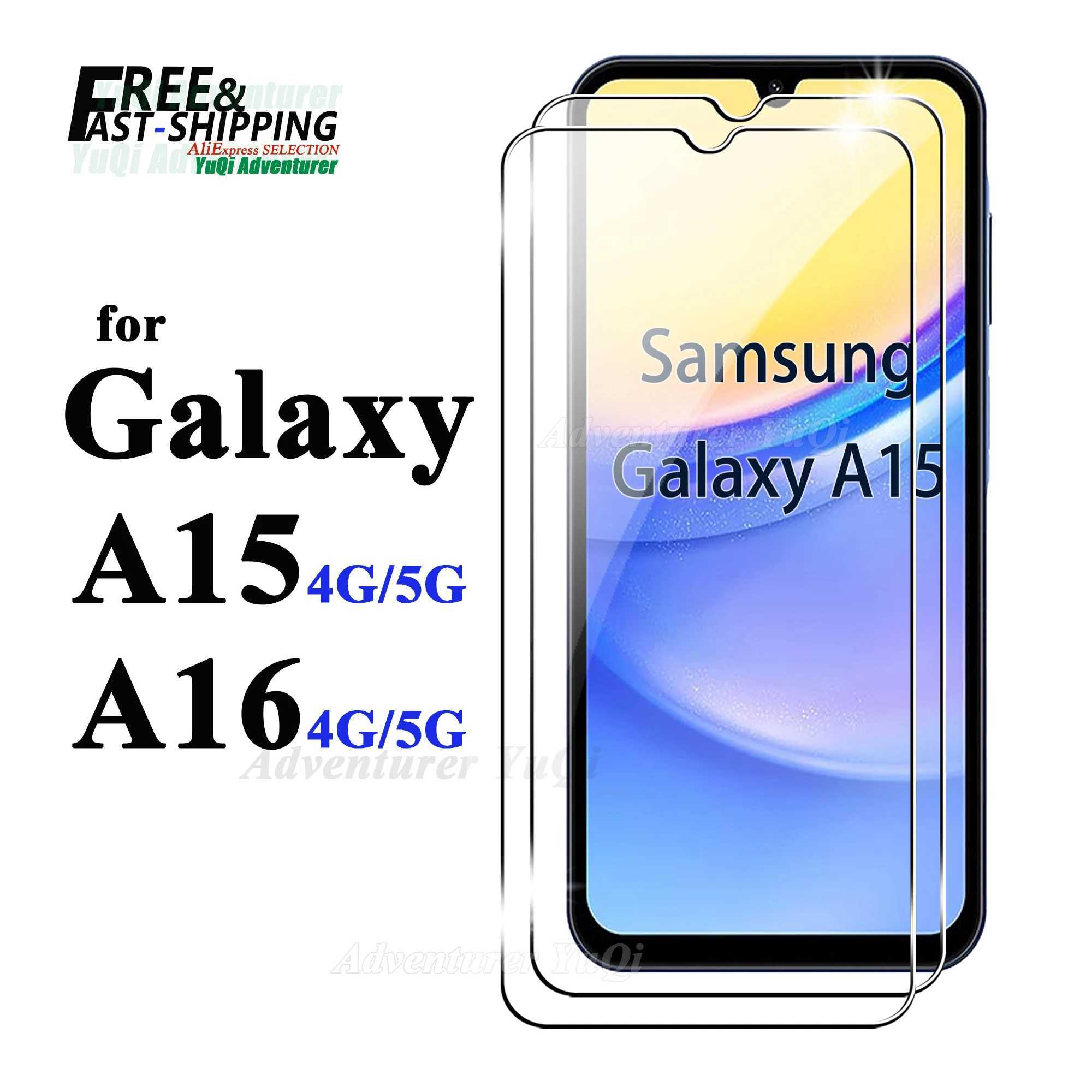 SCREEn Protector For Galaxy A15 A16 4G 5G Tempered Glass HD 9H Clear Anti Scratch Case Friendly G251218