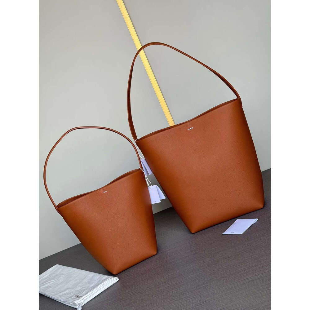 Bucket Lychee Pattern Commuter Large Capacity Genuine Leather Handbag Shoulder Underarm Tote Women S Bag High Quality Luxury Bag