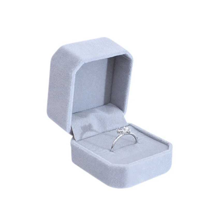 1PCS Boxes for Rings Wedding Alliance Box Jewelry Case Wedding Rings Box Gift Engagement Ring Box Ring Holder JJH01 L251218