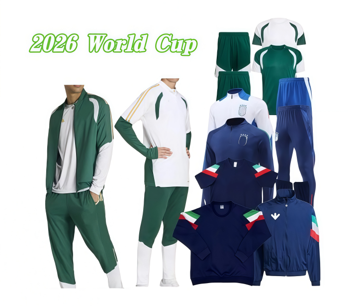 2026 ItalyS tracksuit Jacket long sleeved football shirt RASPADORI VERRATTI BARELLA Shirt TOTTI LORENZO POLITANO Men Kids football set chandal futbol survetement