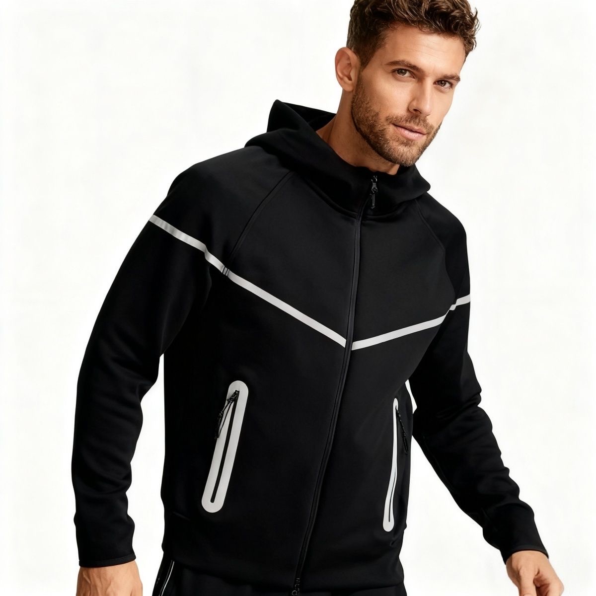 Mens Track Suit Mens Hoodie Sports Hoodies Set Nocta Tracksuit Sports Jacket Set Zip Up Windbreaker Running Pantalon Men Clothes