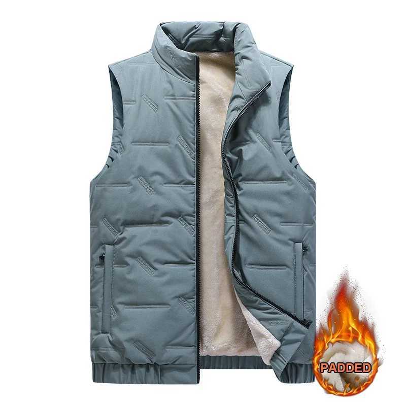 Padded Vest Mens Winter New Men Down Cotton Vest Warm Canvas Horse Jacket Youth Sleeveless Athletic Big Size Mens Clothing 6XLG251218