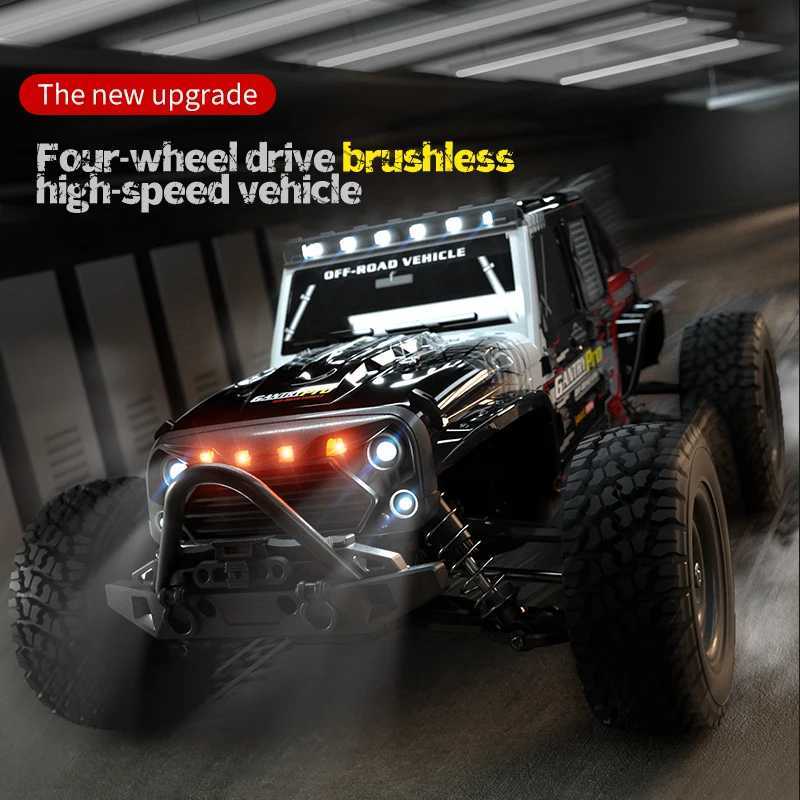 16103 PRO RC Offroad 4x4 70KM/H High-Speed RC Car 24GHz Brushless Motor 116 4WD Off-road Climbing Vehicle Wtith LED Light G251218