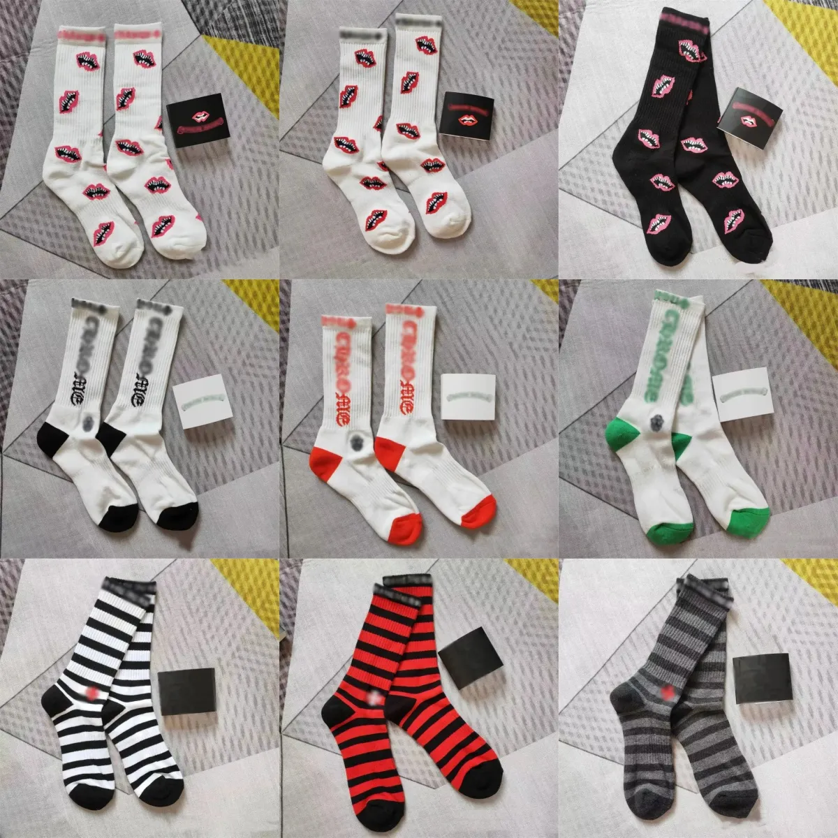 socks mens socks chrome men women socks designer stocking classic letter comfortable breathable cotton high quality fashion moreKinds ofcolor freedom to choose