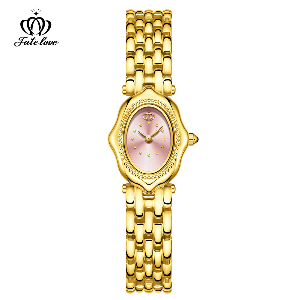 Fate Love brand new retro style designer exquisite women's watch steel strap quartz watch women's watch - view 5