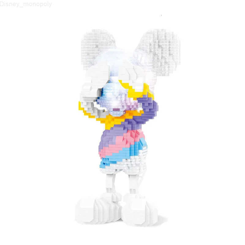 Disney Mickey Mouse Micro Building Blocks Classic Steamboat Willie Blindfold Minnie Mouse Donald Duck Mini Bricks Figures Toys H251218