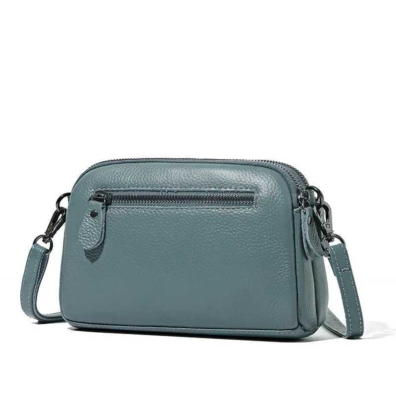 Genuine Leather Bag Luxury Womens Handbags Bag for Woman 2024 Female Clutch Phone Bags Shoulder Bag Crossbody Messenger PackT251218
