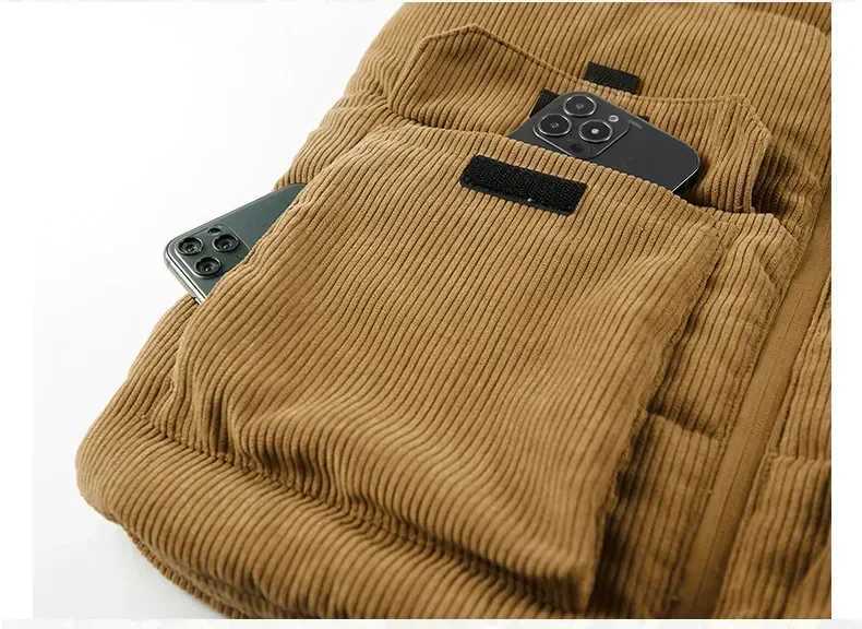 New Winter Fashion Wool Vest Male Cotton-Padded Vests Coats Mens Sleeveless Vest Jackets Warm Waistcoats Clothing Plus Size 6XLG2512181