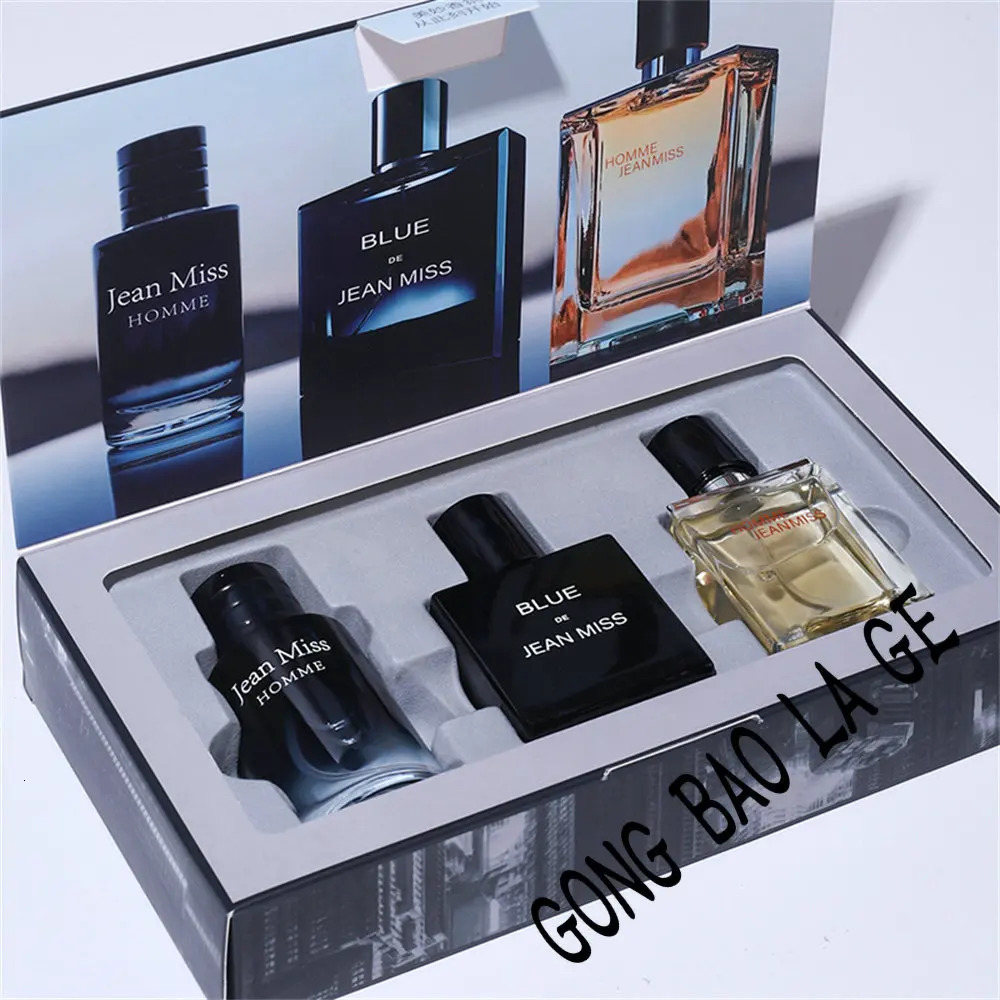 High Quality 90ml Men Perfume Gift Box 3pcs Set Colognes Fascination Man Profumo Uomo Lasting Attracting Women Parfums Homme 251215