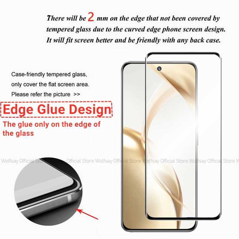 2/4PCS 3D Curved Edge Glass For Honor 200 Glass For Honor 200 Screen Protector Tempered Glass Phone Film Protector For Honor 200 G251218