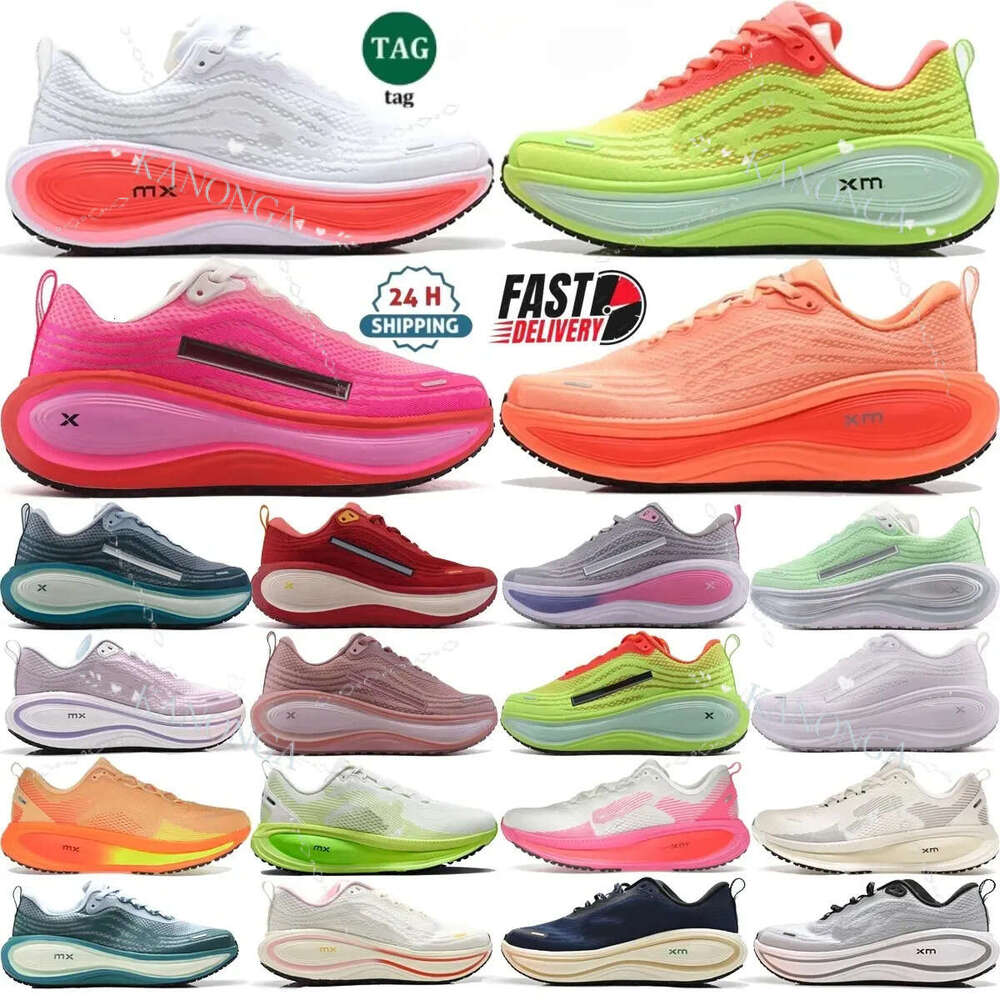 Vomeros 18 Plus Top-Tier Running Men Women Thick Sole Ultralight Sneakers A+ Outdoors Comfortable Designer Sports Shoes Triple Black White Gray Trainers Eur 36-46