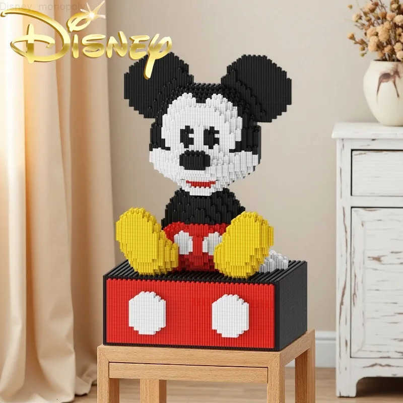 Disney Disneys New Mickey Building Block Toys Splicing Building Block Ornaments Educational Childrens Toys Childrens Birthday Gift H251218