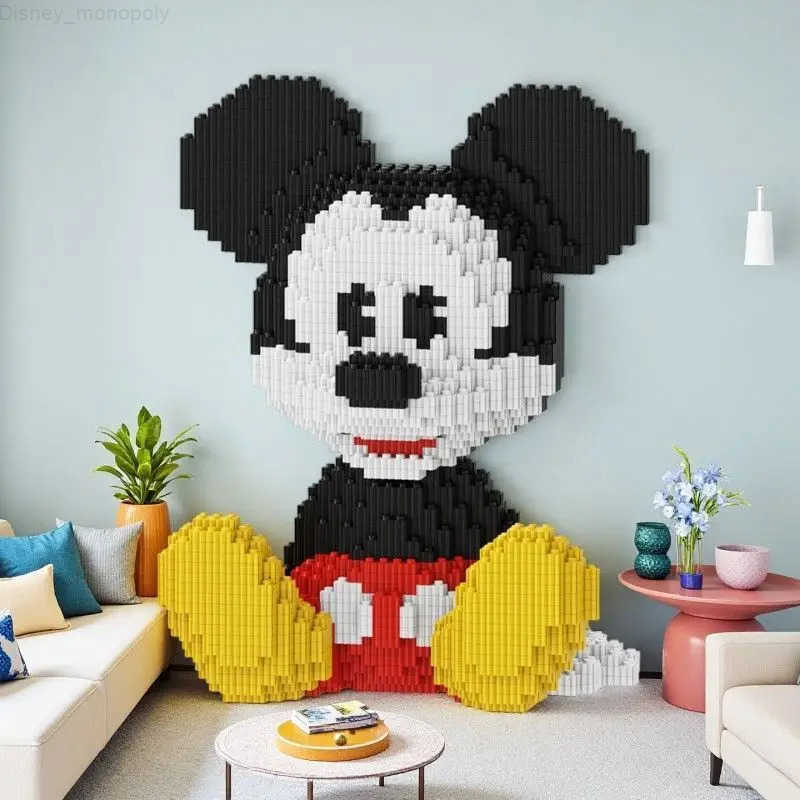 Disney Mickey Drawer Combination Puzzle Ornaments Building Blocks 3D Stereoscopic Puzzle Models Puzzle Toys Birthday Gifts H251218