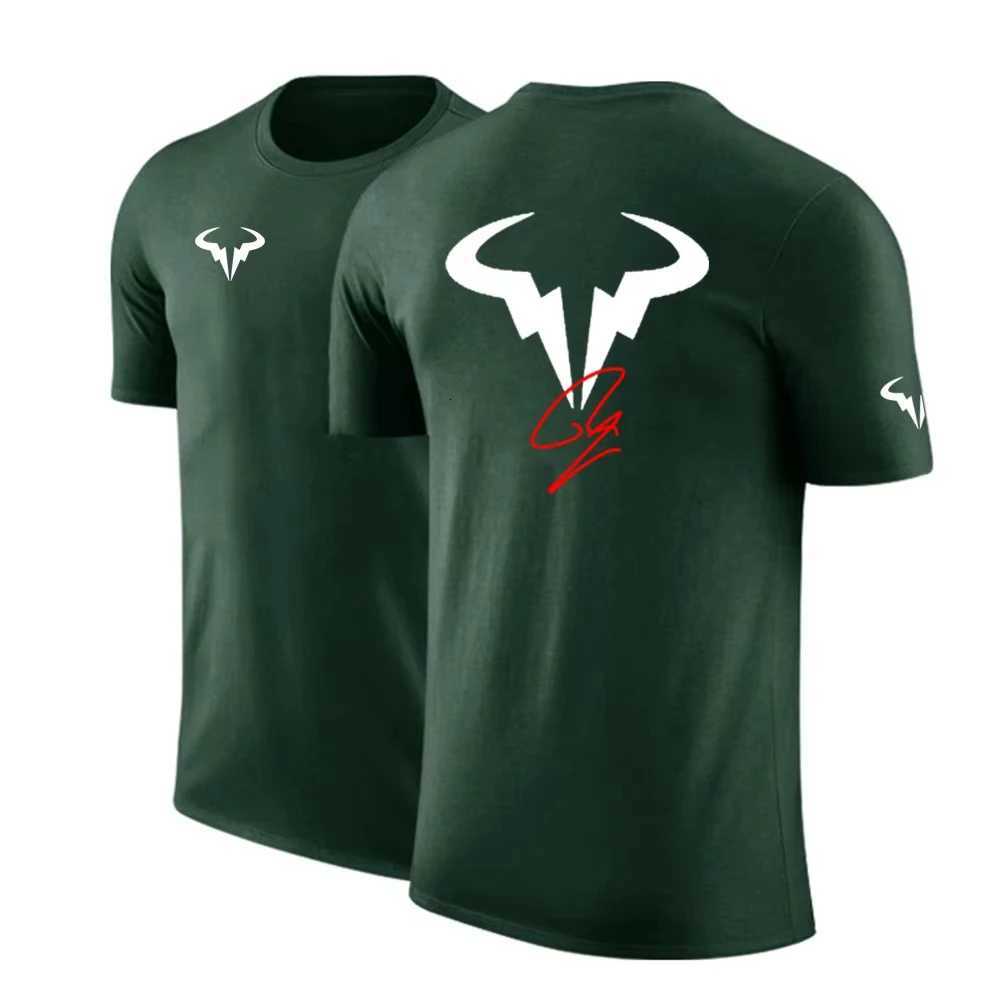 Rafael Nadal tennis player Mens Brand Cotton High Quality Printing Ordinary Short Sleeve T-Shirt Solid Color Casual Tops X251218