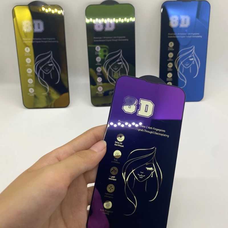 8D Mirror 9H Tempered Glass for iPhone 17 ProMax Air Screen Protector Glass Film For Iphone17promax 17air 17Pro IPHONEAir 17pro G251218