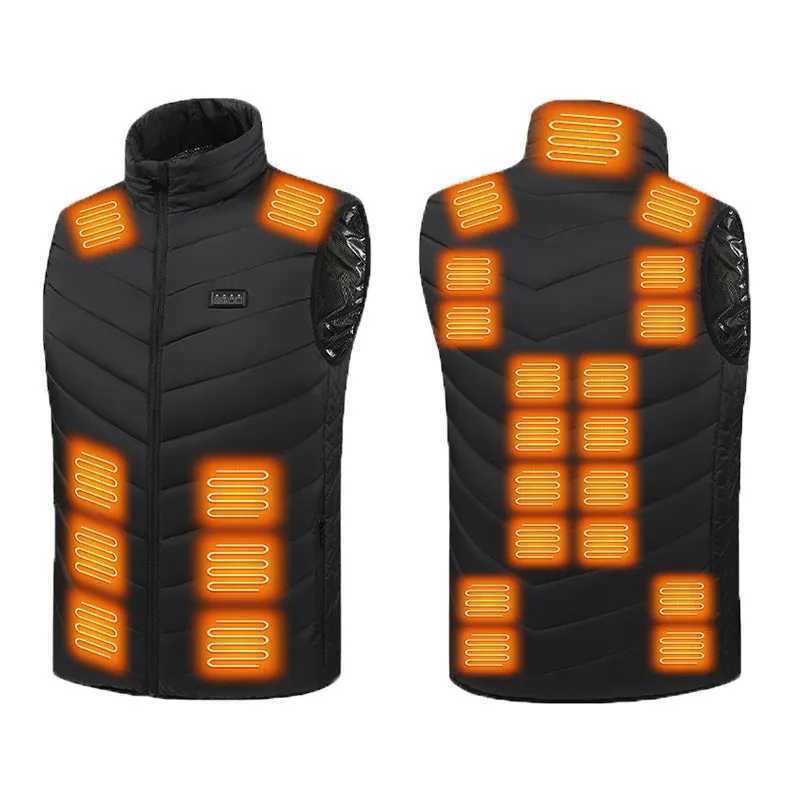 New Winter Leisure 4-Control 26 Zone Intelligent Heating VEST MenS Outdoor WarmTH Usb Heating Versatile CoatNo BankG251218