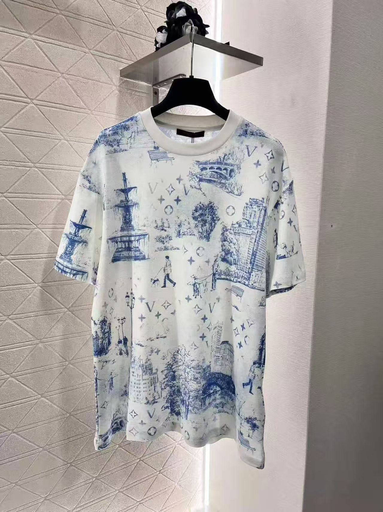 NEW Mens Womens Designer T shirts Printed Fashion man T-shirt Top Quality Cotton Casual Tees Short Sleeve Luxe TShirts