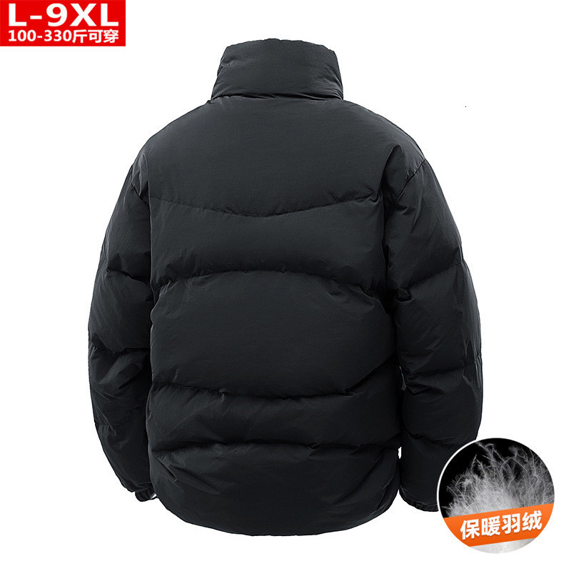 Harajuku Streetwear Winter Padded Parkas Jacket Men Skeleton Print Loose Thicken Jacket Cotton All-Match Outwear Couple 240823