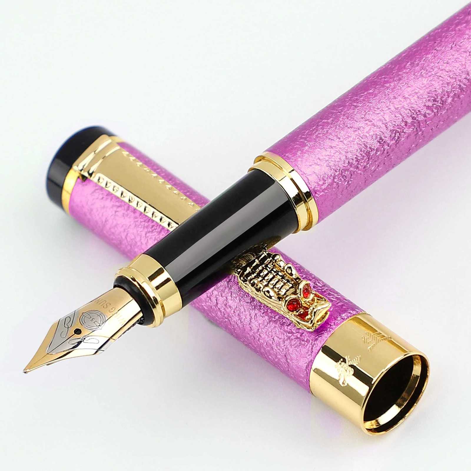 1 Pc Scrub Metal Pen Lridium Tip Medium size 05mm Off School Students for Men and Wen Daily Writing Best Fountain Pen Y251218