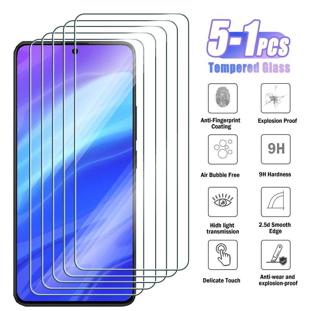 5-1Pcs Tempered Glass for Redmi Note 13 12 11 10 Pro 4G SCREEn Protector for Redmi Note 12s 11s 10s 5G 12 Turbo 11T 10T G251218