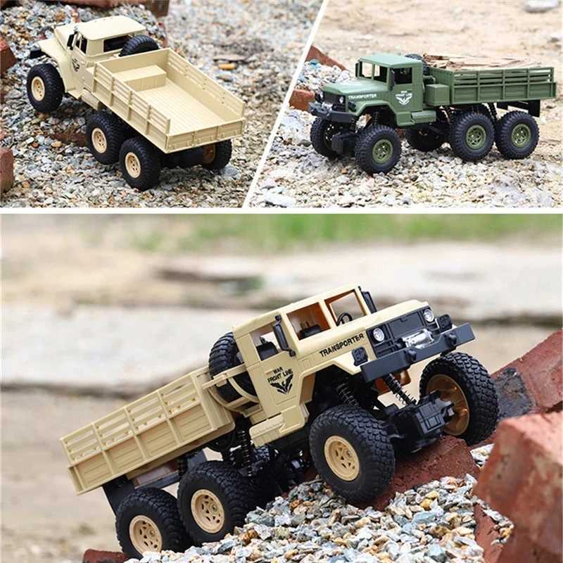 JJRC 1/18 Rc Car Off-Road 24G Radio Controlled Car Military Electric MaCHIne 10Km/h Rc Buggy CHIldrens Toys for Boys kid G251218