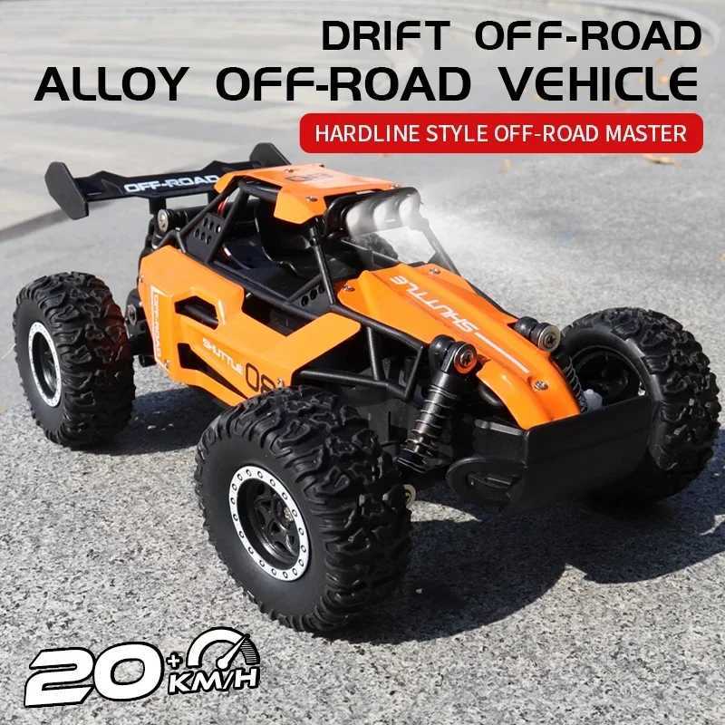RC Car 24Gh Model With LED Lights 2WD High Speed Off-road Remote Control Climbing Vehicle Outdoor Drift Kid Toys Boys Gift G251218