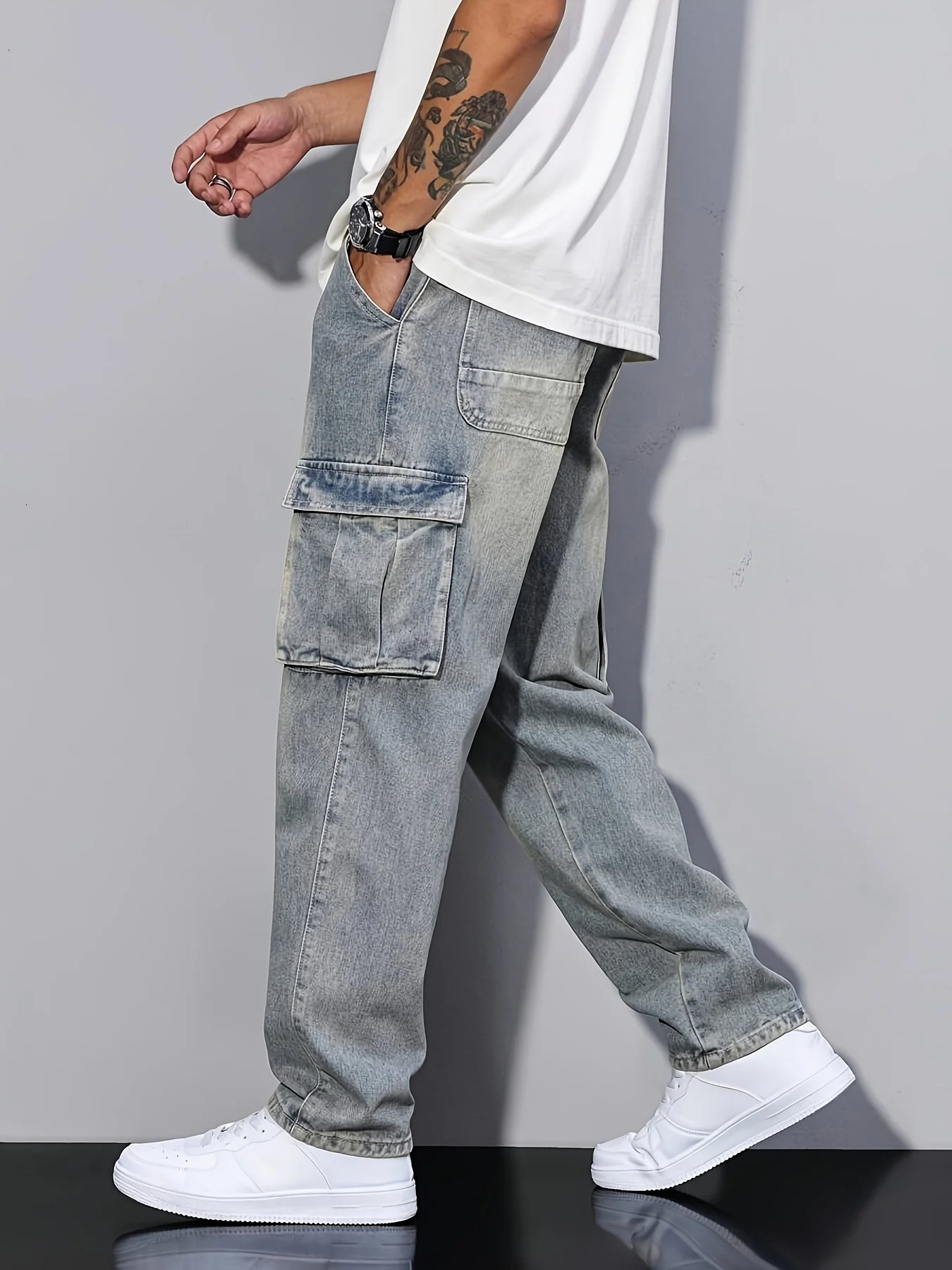 Fashion denim trousers washed workwear versatile musthave for experts 251205