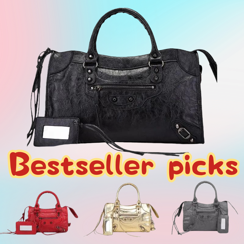 City bag women designer bag leather tote shoulder bags simple crossbody luxury bags designer women bag motorcycle handbag solid color fashion street 3 sizes dhgate