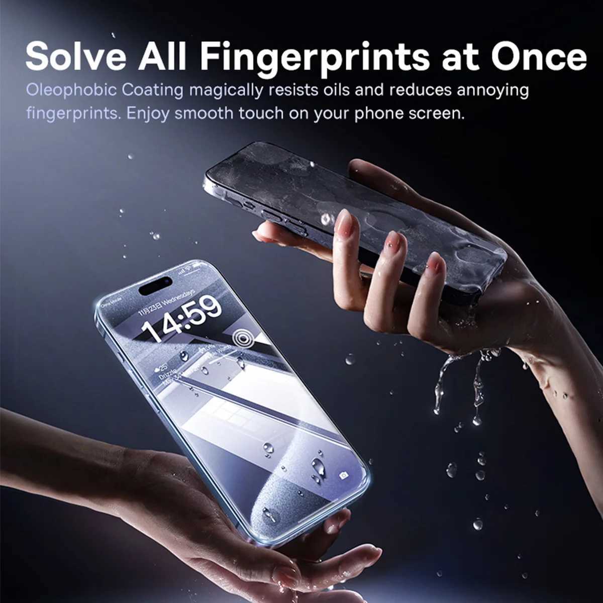 Baseus Tempered Glass for iPhone 17 16 Pro Max Screen Protector for iPhone 15 14 13 12 11 Pro Max Clear Edge Anti-Peeping Film G251218