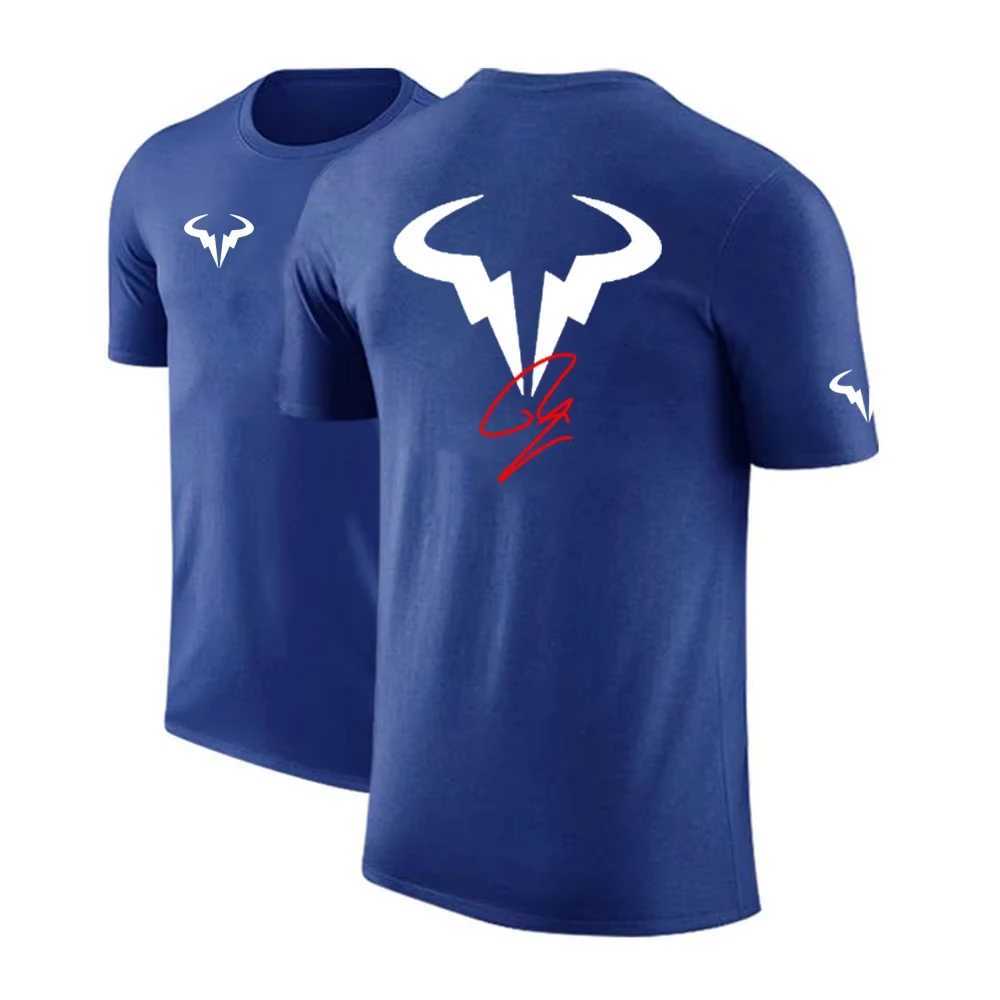 Rafael Nadal tennis player Mens Brand Cotton High Quality Printing Ordinary Short Sleeve T-Shirt Solid Color Casual Tops X251218