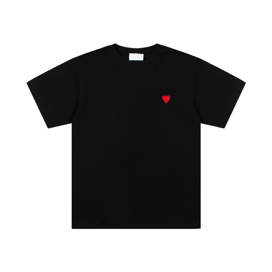 men designer clothes Short-sleeved t shirt pure cotton loose embroidered T-shirt casual and versatile round-neck top summer womens designers t shirts loose tees