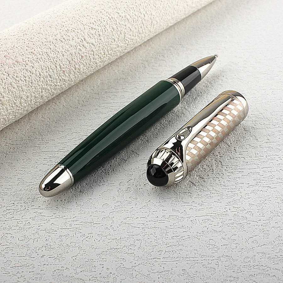 Premium Vintage Twist Cap Ballpoint Pen Business Off He School Supplies Heavy Duty Metal Off Business Rollerball Pen Y251218