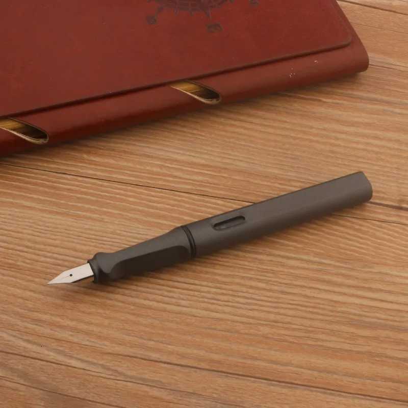 Posture Correction Matte Black 860 Fountain Pen EF Nib Plastic Frosted Green Stationery School Off Supplies Ink Pens Y251218