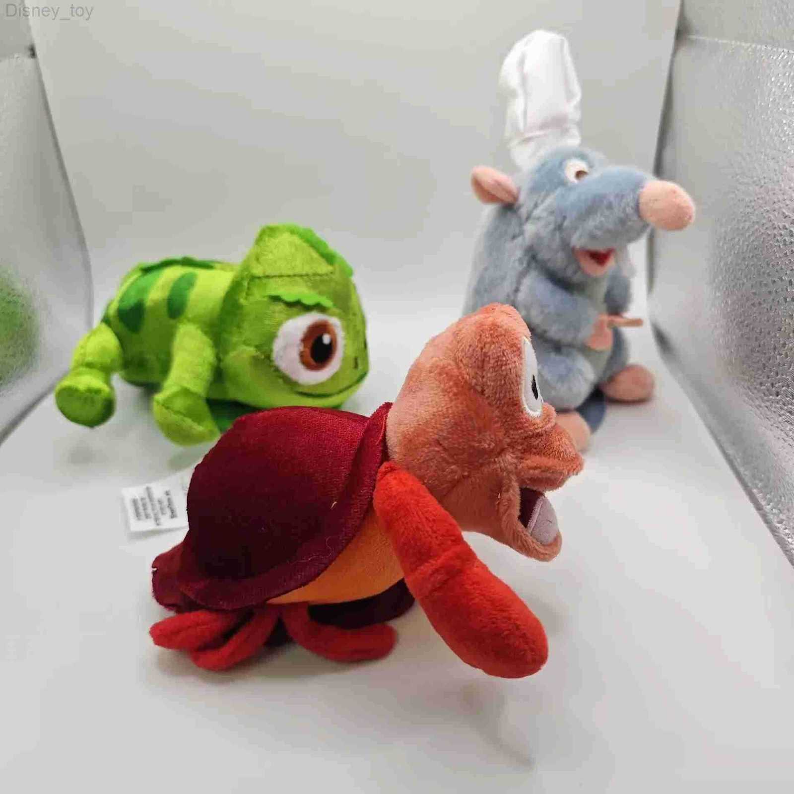 Disney Store Ratatouille Chameleon Plush Magnetic Sebastian Shoulder Plush Toy Kawaii Plush Stuffed Dolls Kids Birthday Gifts H251218