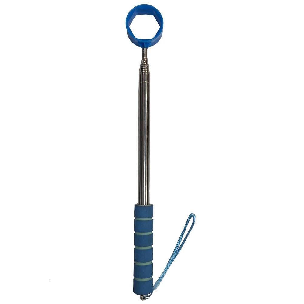 8.86 FT Telescopic Ball Pick Up Retriever Grabber Non-Slip Handle Claw Sucker Tool Golf Accessories
