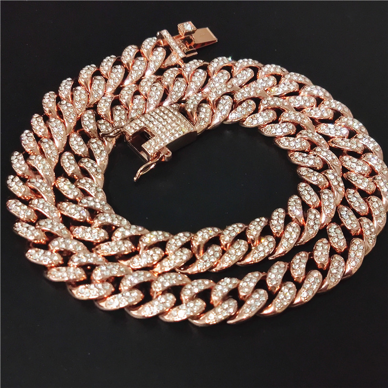 Mens Fashion Heavy Piece Hip Hop 30MM Iced Out Moissanite Raised Chain S925 White Plated VVS Diamond Cuban Lidynamic Chain Necklace