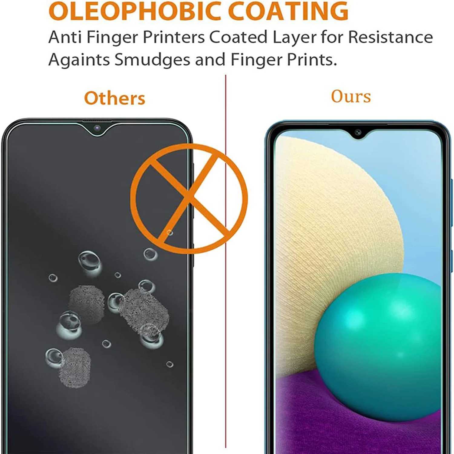 2/4Pcs HD Tempered Glass For Galaxy A03/A03S/A03 Core 9H SCREEn Protector Film G251218