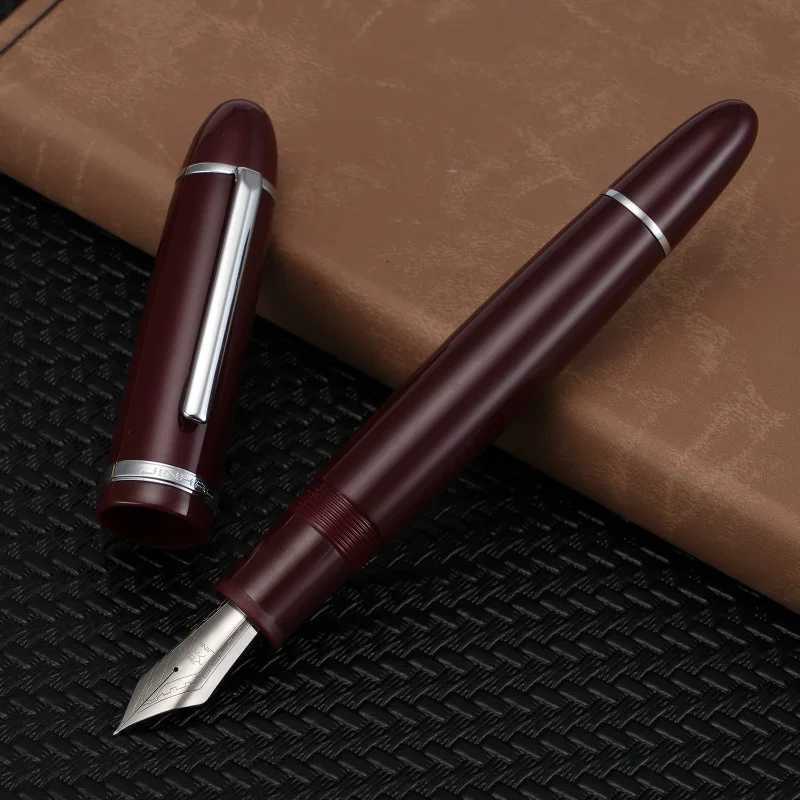1PCS Jinhao X159 Fountain Pen Acrylic Barrel Refine Lacquer Fine Nib for Writing Signature Off School Ink Pen Y251218