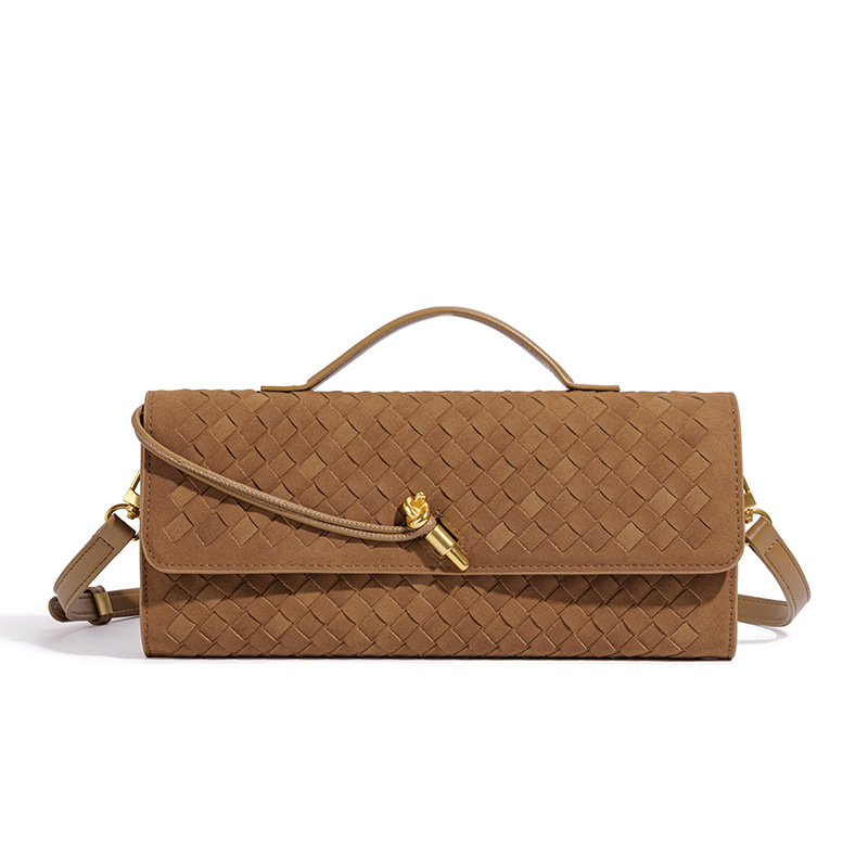 Women's 2026 New Vintage European Baguette Clutch - Elegant Evening Matte Finish Shoulder Bag for Formal Events