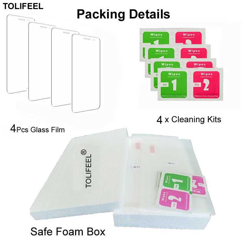 4PCS Tempered Glass for Moto G13 G23 G53 G73 G22 G32 G52 G72 G82 E13 E32 E22i Edge 20 Pro 30 Neo SCREEn Protector Film G251218